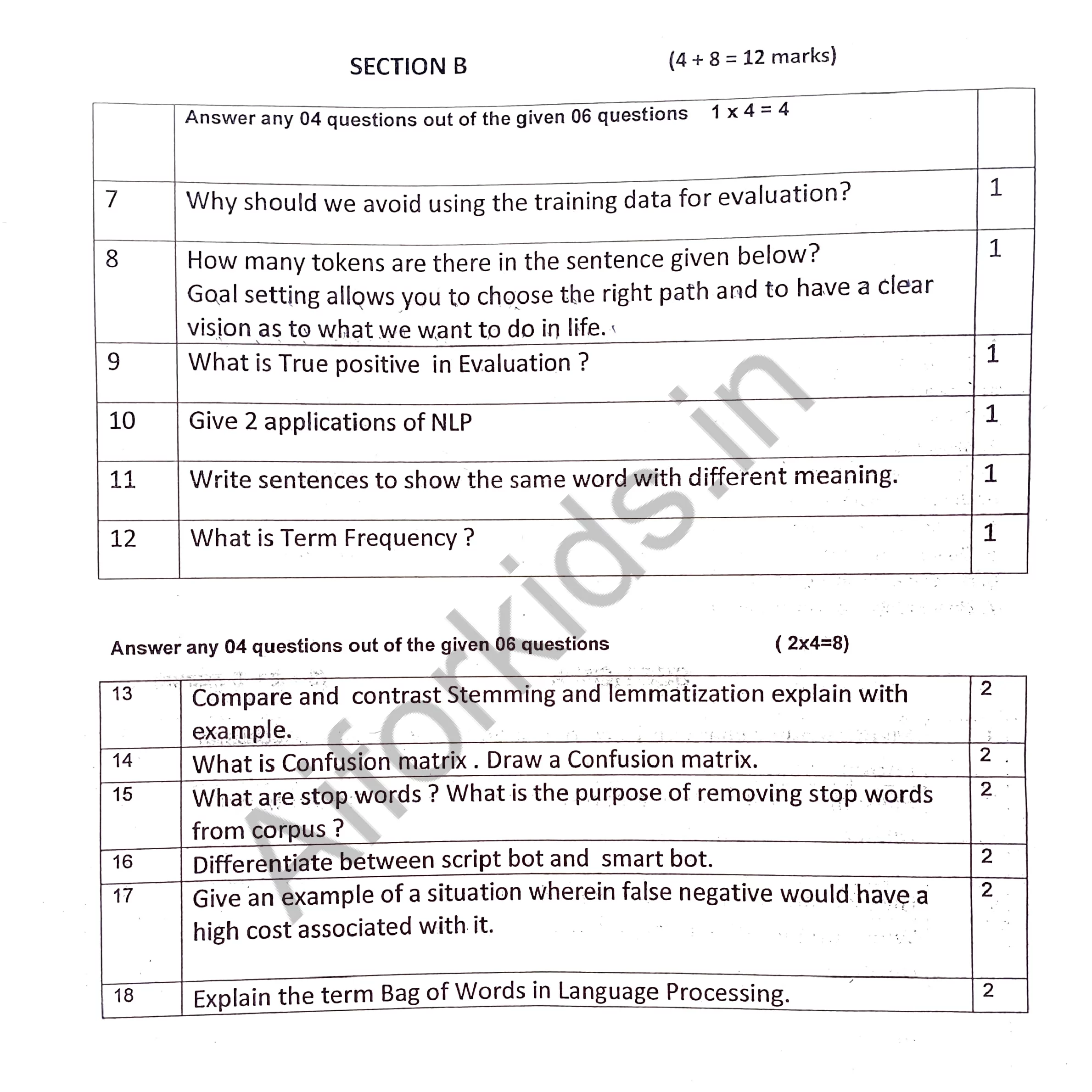 PAGE 2 TERM 2 PRACTICE SAMPLE PAPER
