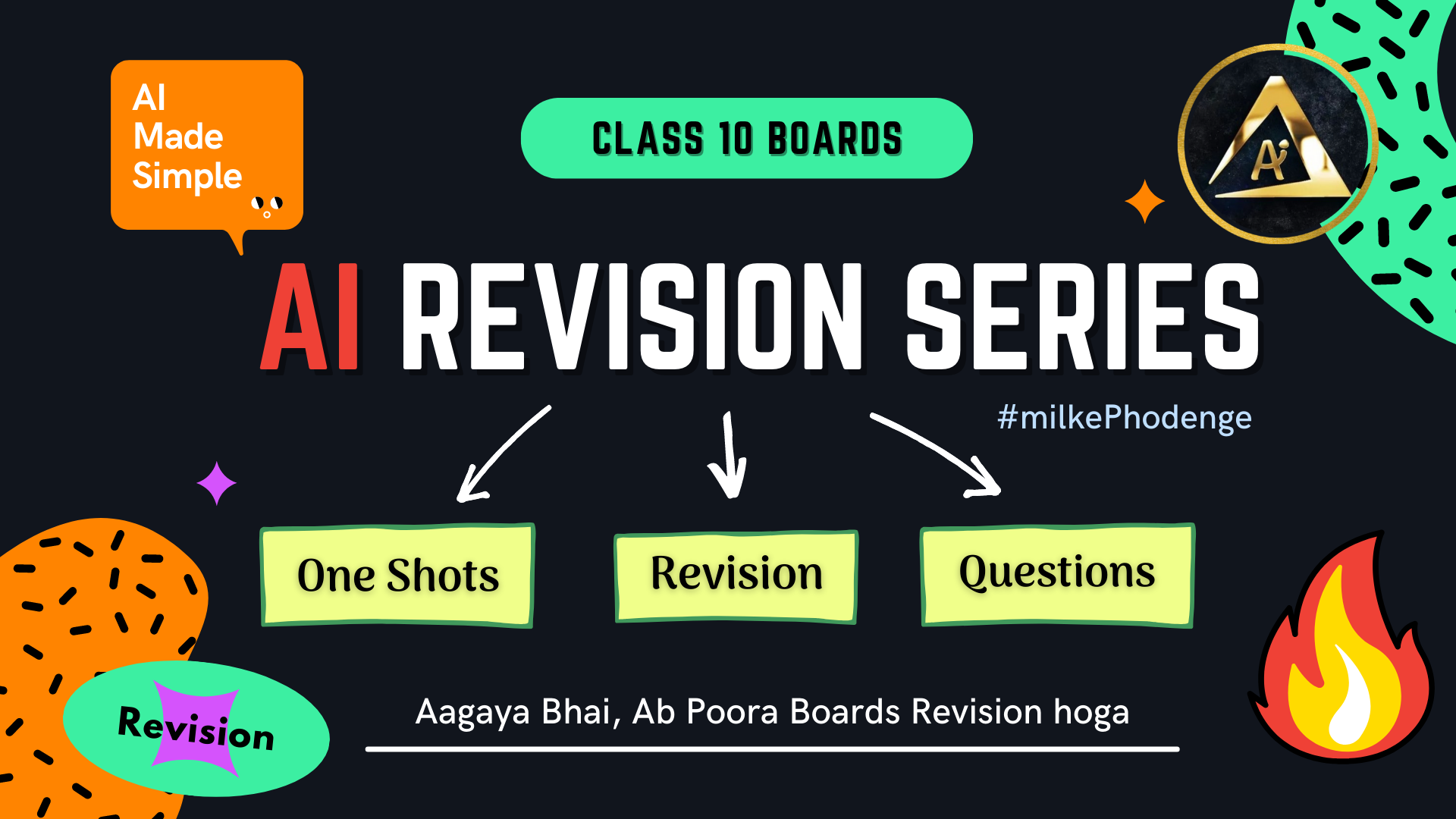 Artificial Intelligence Revision Series 2023 | AI Class 10 417 Boards