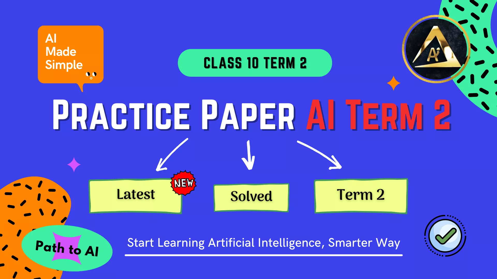CBSE Class 10th Artificial Intelligence Practice Paper Term 2 Exam 2022 (Download PDF)