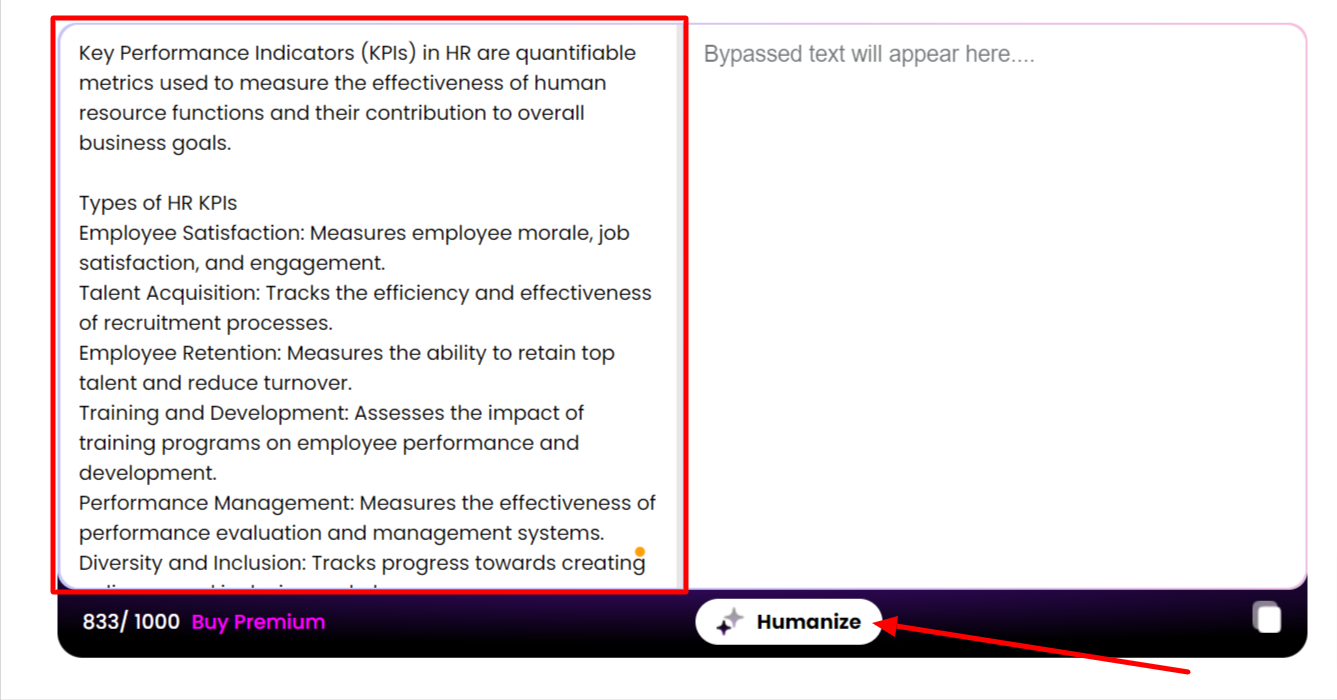 ai text to human text