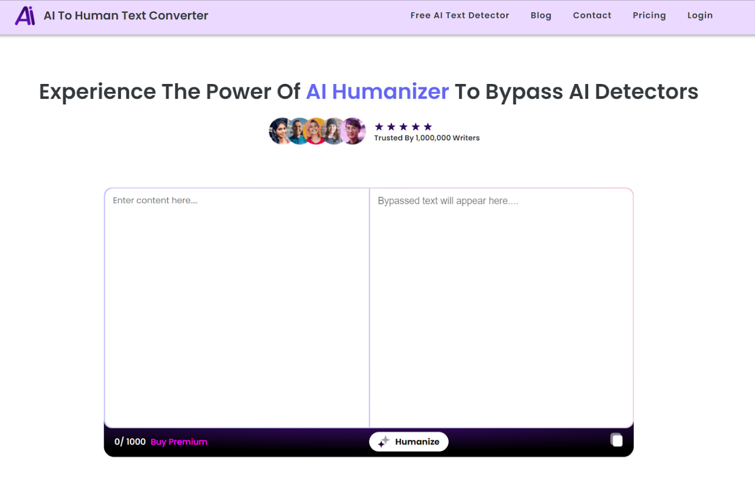 Sample Human Text AI To Human Text Converter - Humanize AI Text Now with Aitohumantext ...
