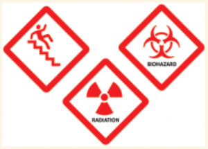 Radiation/Biohazard warning